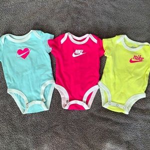 Set of three (3) Nike Onsies